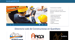 Desktop Screenshot of constructorasenqueretaro.com